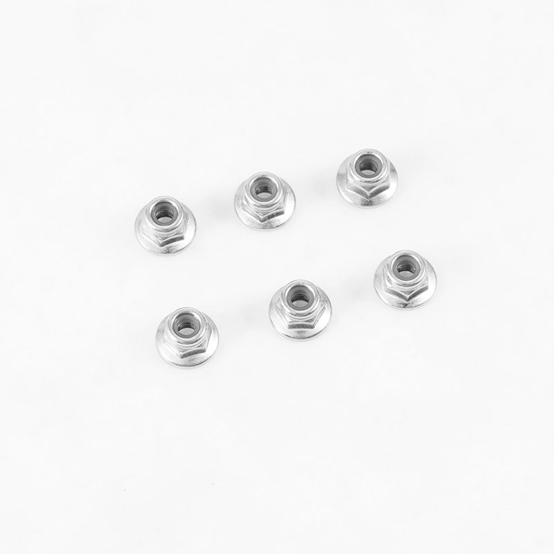 1:10 F100 Nylon Flange Lock Nuts M3