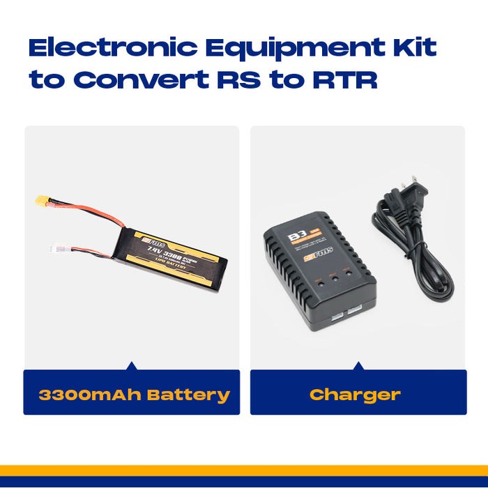 Electronic Equipment Kit to Convert RS to RTR (3300mAh Battery)