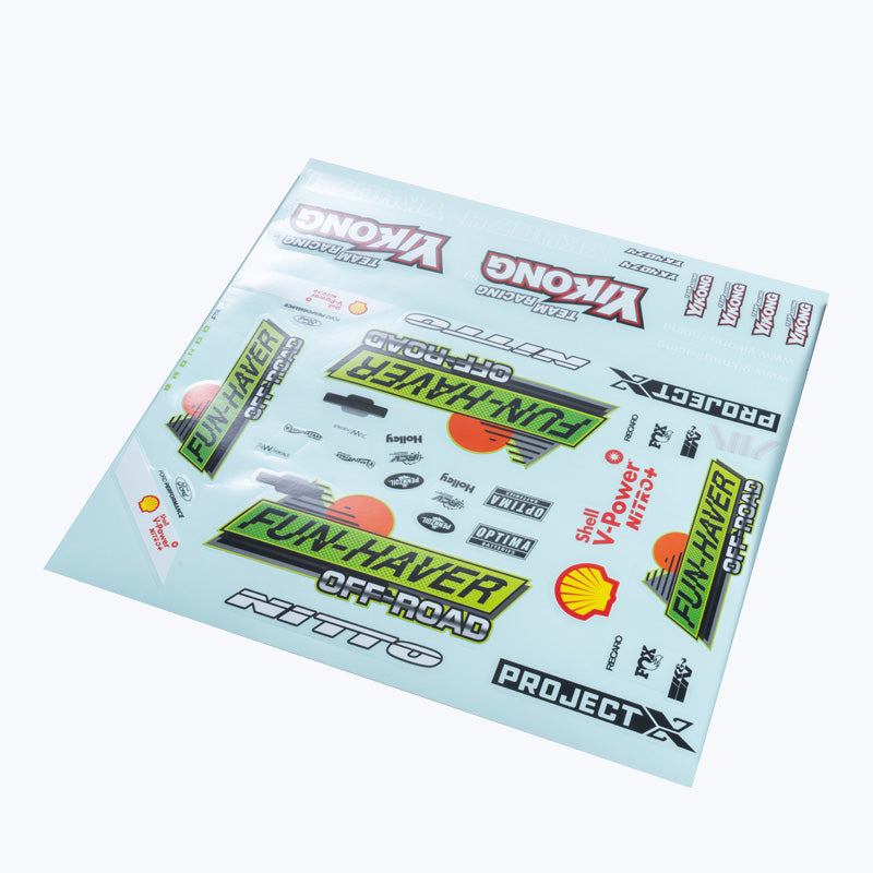 1:7 Ford Bronco RTR EB Car Body (Clear) and Sticker