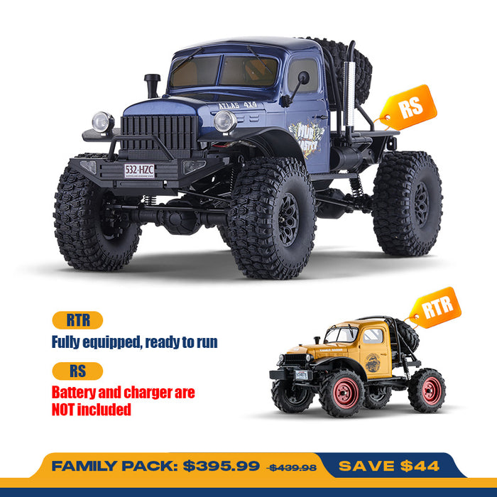 FMS Atlas + Power Wagon Family Combo