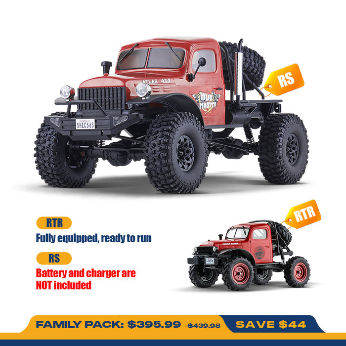 FMS Atlas + Power Wagon Family Combo
