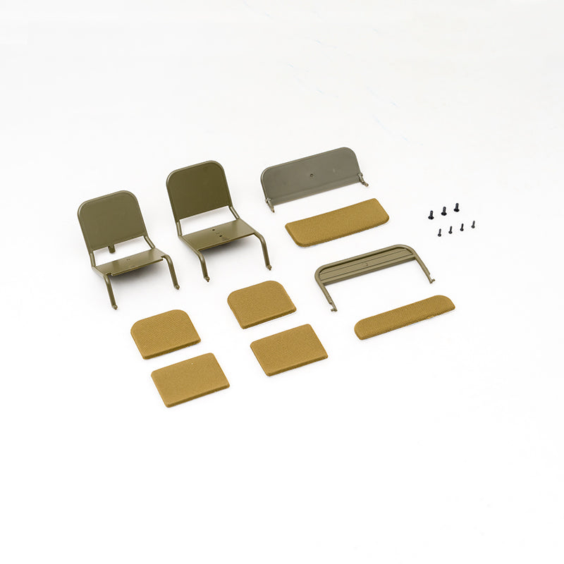1:12 scale model 1941 MB assembly seats and parts for RC vehicles
