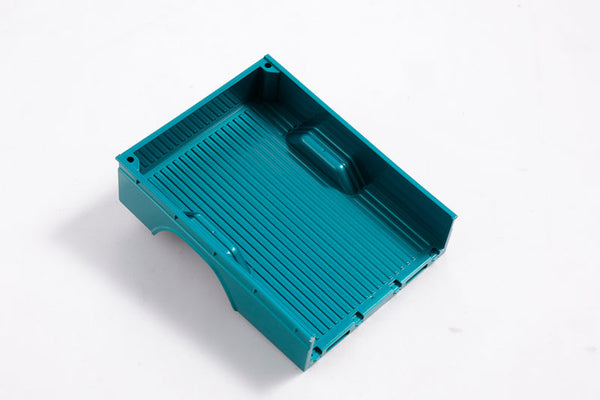 Teal RC truck body shell for 1:12 Toyota FJ45 Hopper model