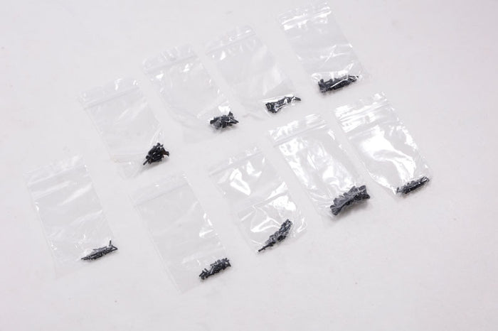 Bags of screws for 1:12 Toyota FJ45 model assembly