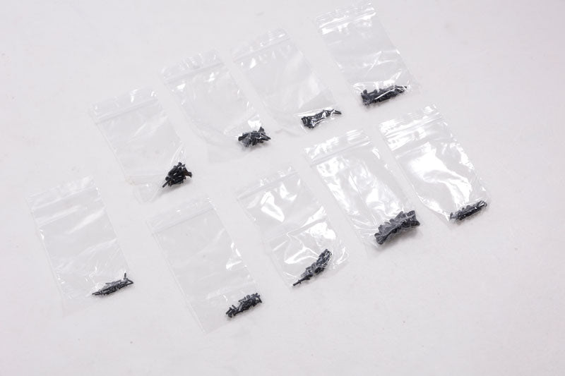 Bags of screws for 1:12 Toyota FJ45 model assembly