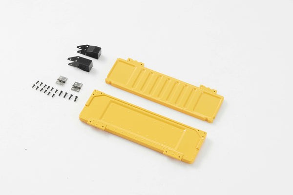 1:12 Hummer H1 rear door set in yellow with brackets and screws