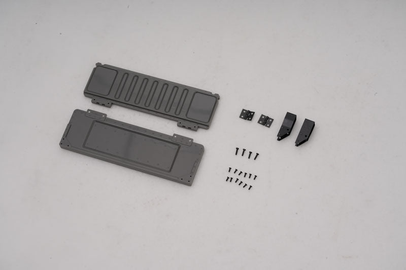 1:12 Hummer H1 rear door set with panels, brackets, and screws