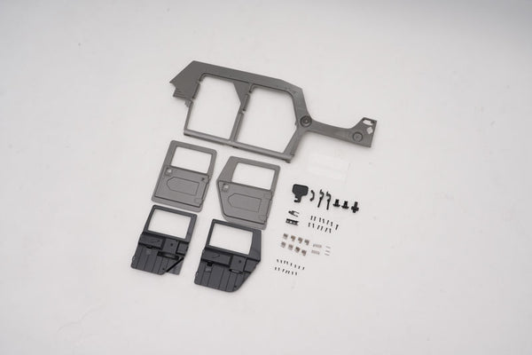 1:12 Hummer H1 right door set parts with screws and gray frame