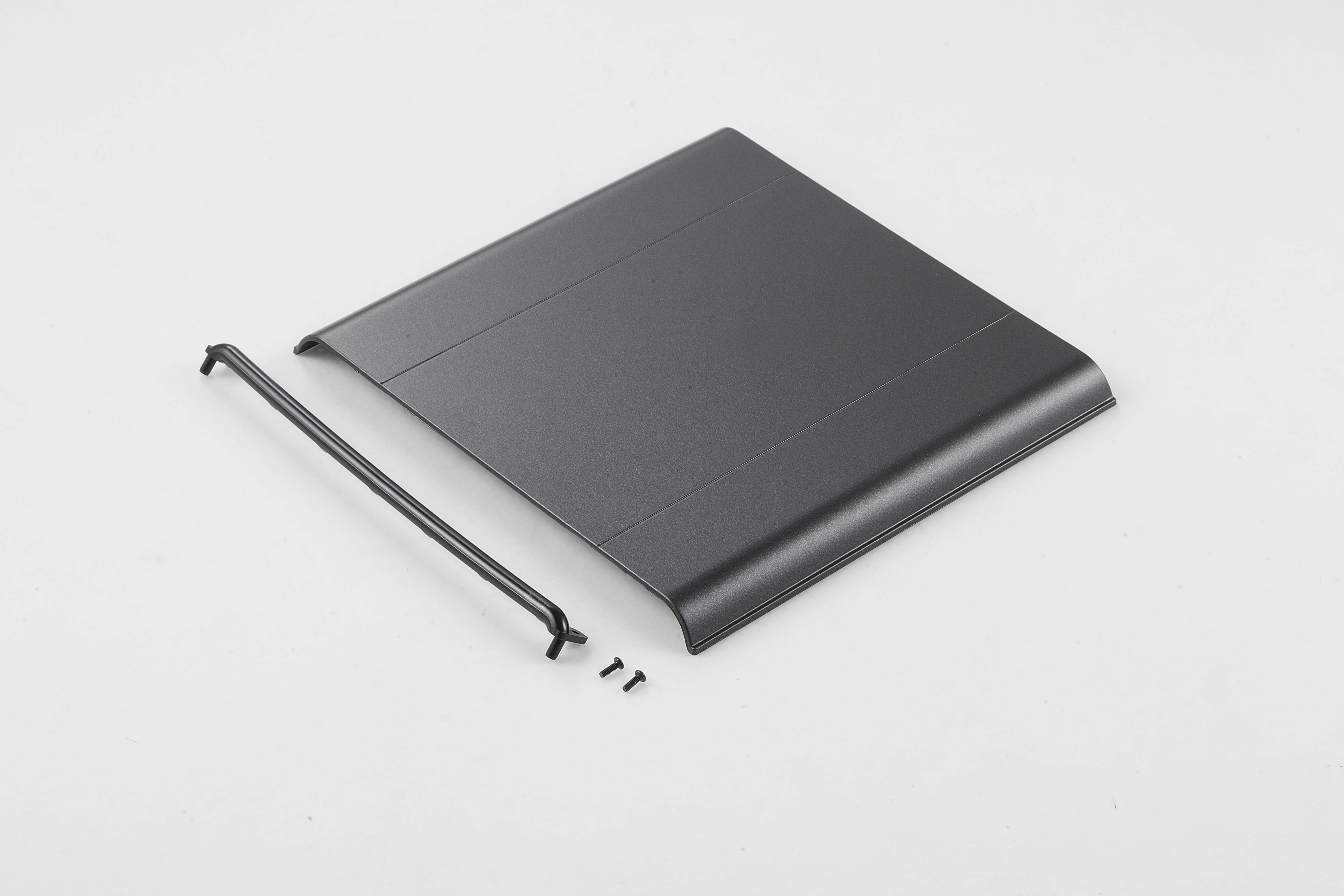 Black roof cover for 1:12 Hummer H1 model with mounting clips