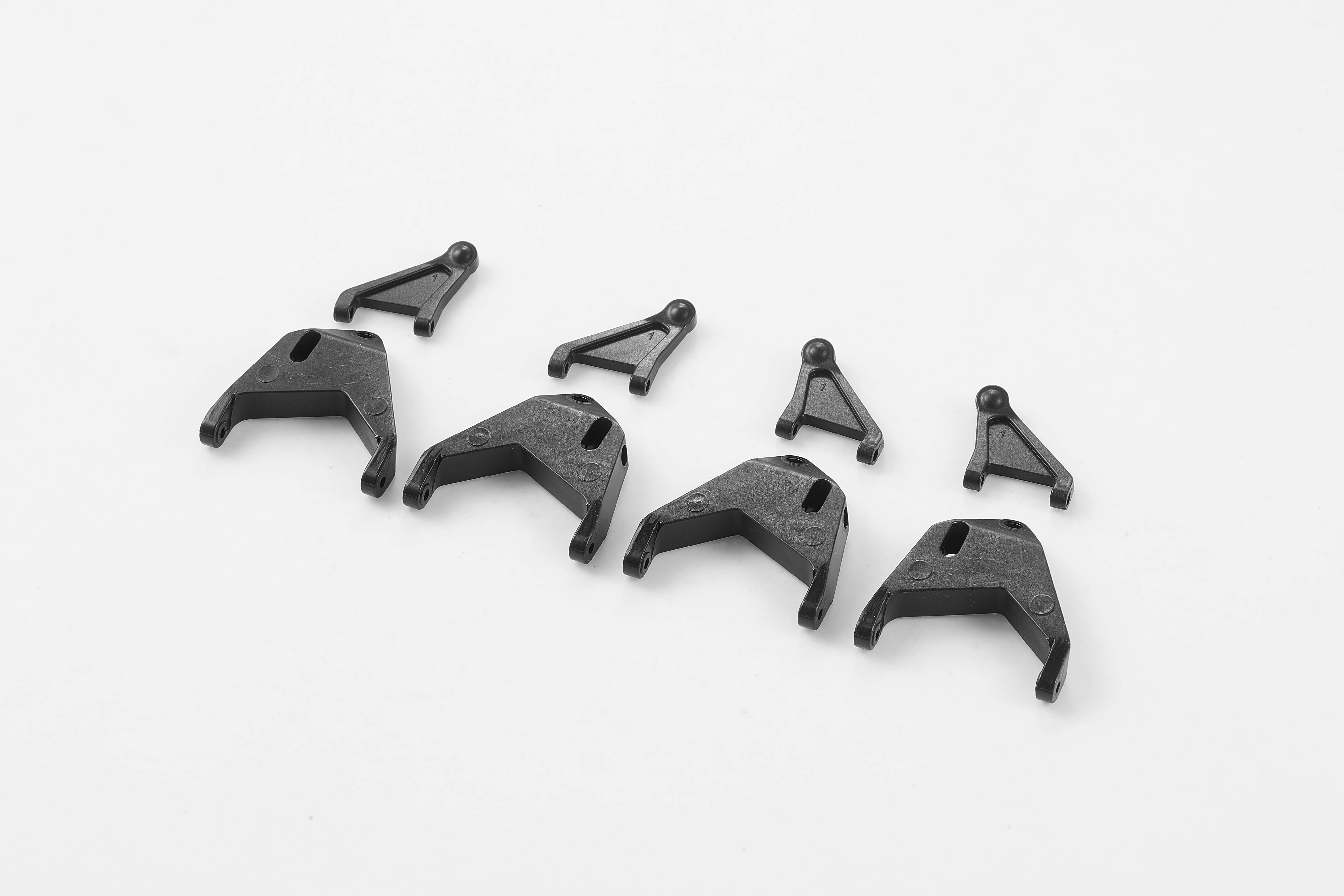1:12 Hummer H1 suspension arm parts set in black