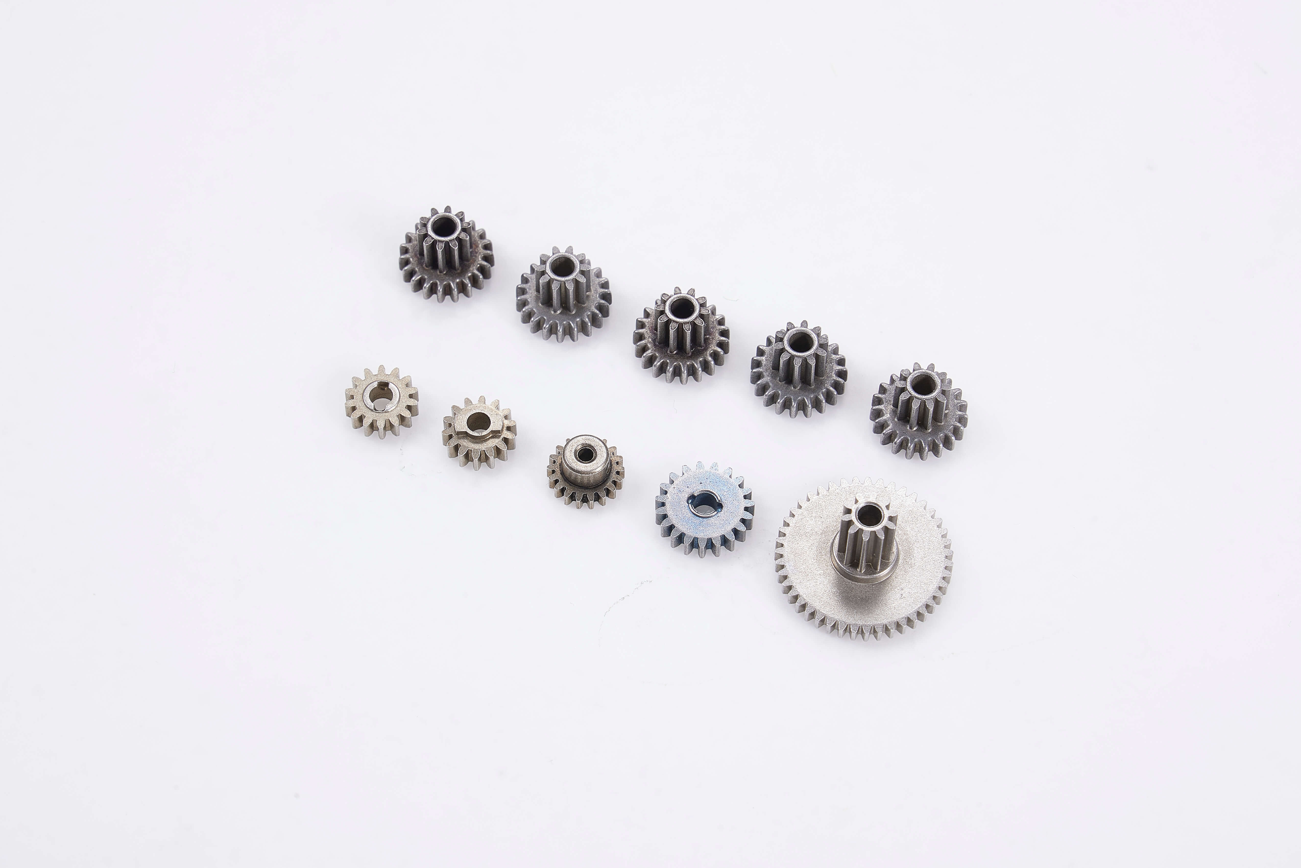 Metal gear set for 1:12 Hummer H1 transmission components