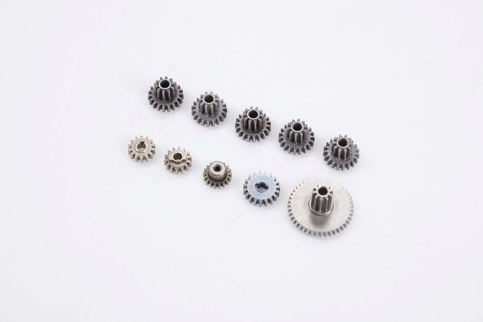 Metal gear set for 1:12 Hummer H1 transmission components