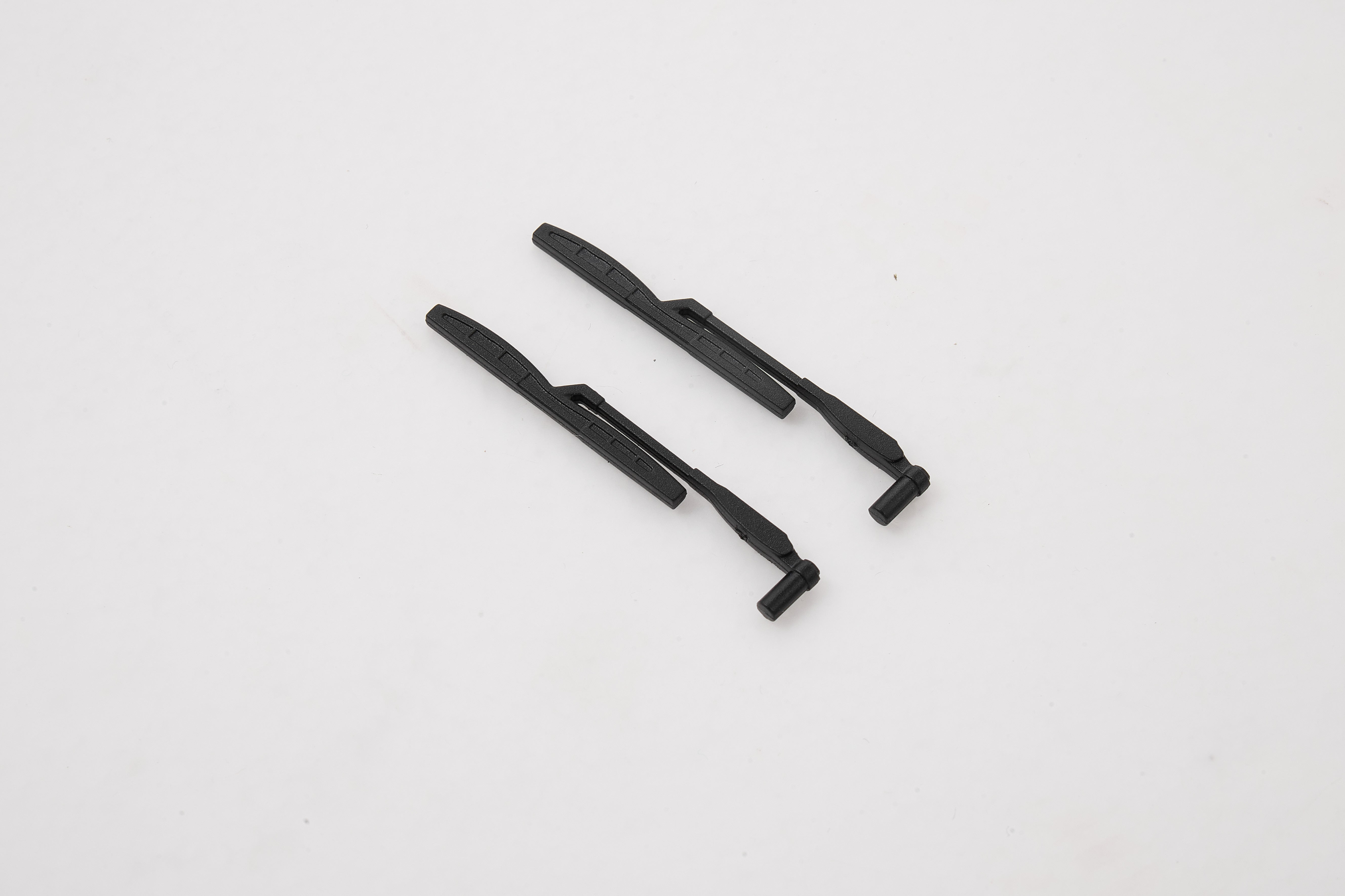 Black wiper set for 1:10 Toyota FJ40 RC model