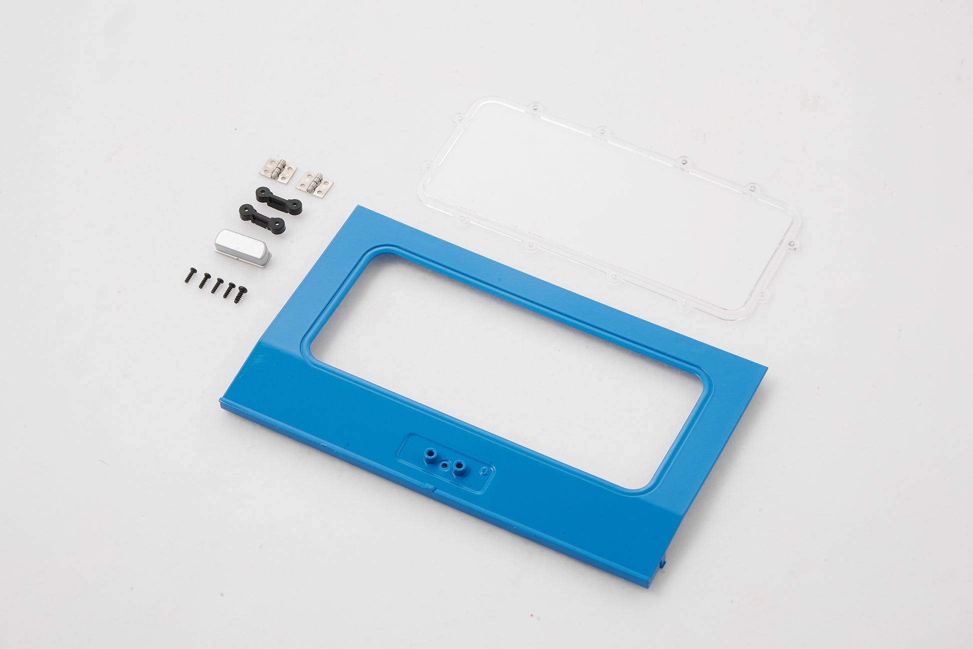 1:10 Toyota FJ40 blue rear window panel and accessories