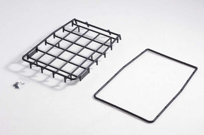 1:10 scale black rooftop rack for RC vehicles