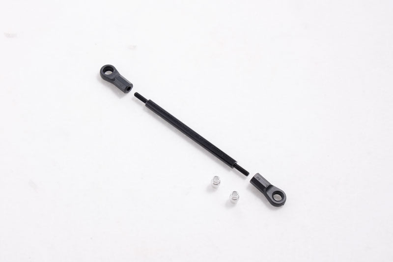 1:10 Toyota FJ40 steering linkage parts on a white background.
