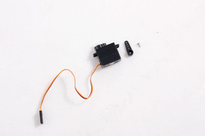 9g steering servo for 1:10 Toyota FJ40 RC model with connector and mounting parts