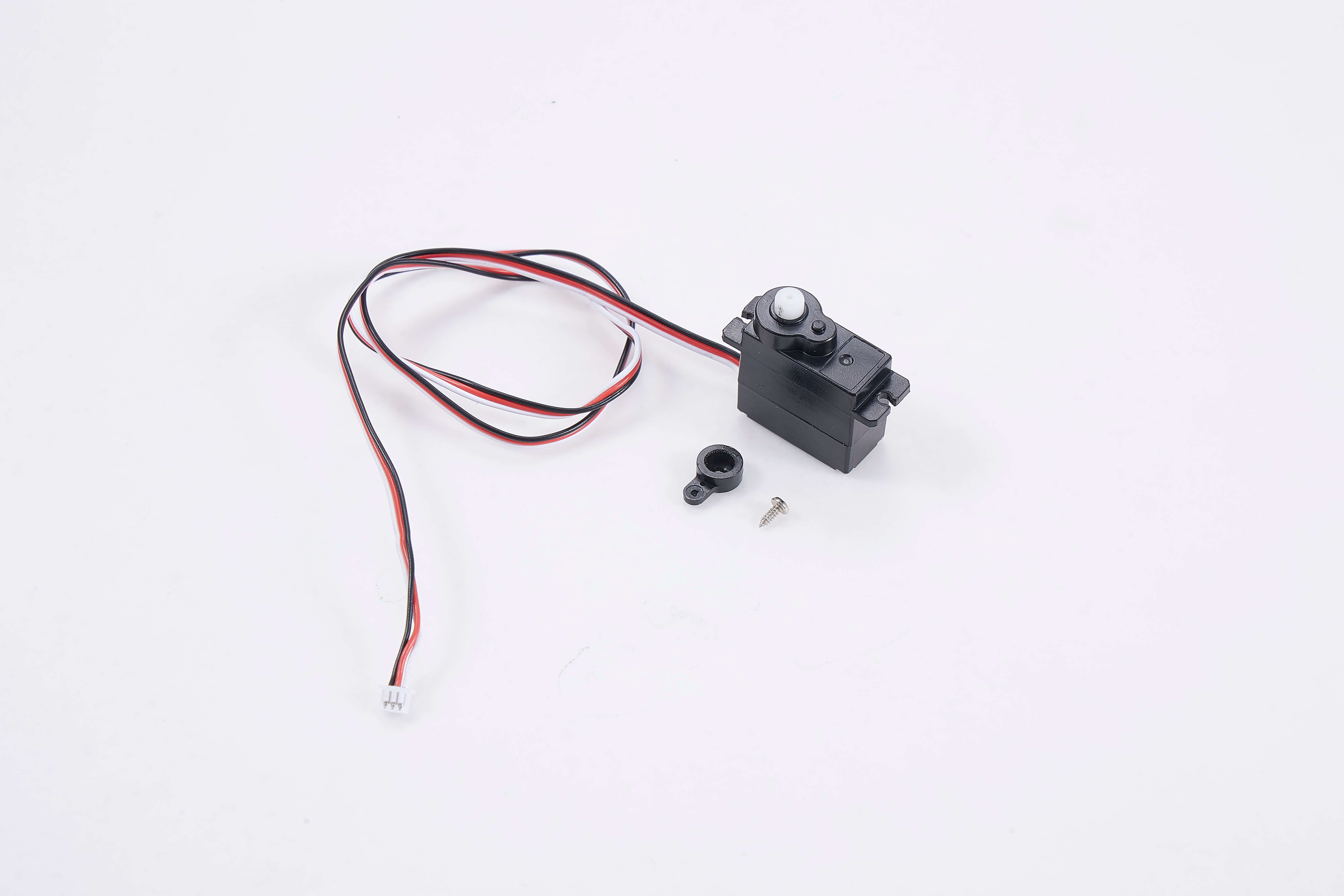 9g servo motor for RC vehicles with wires and mounting accessories