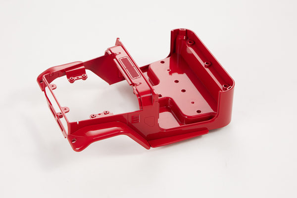 Red car body shell for 1:12 Toyota FJ45 RC model