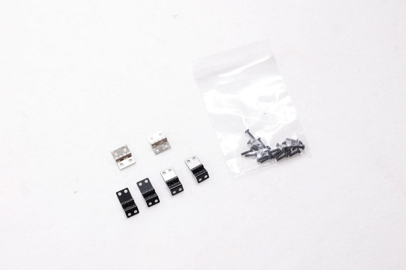 Metal hinges and screws set for RC model assembly