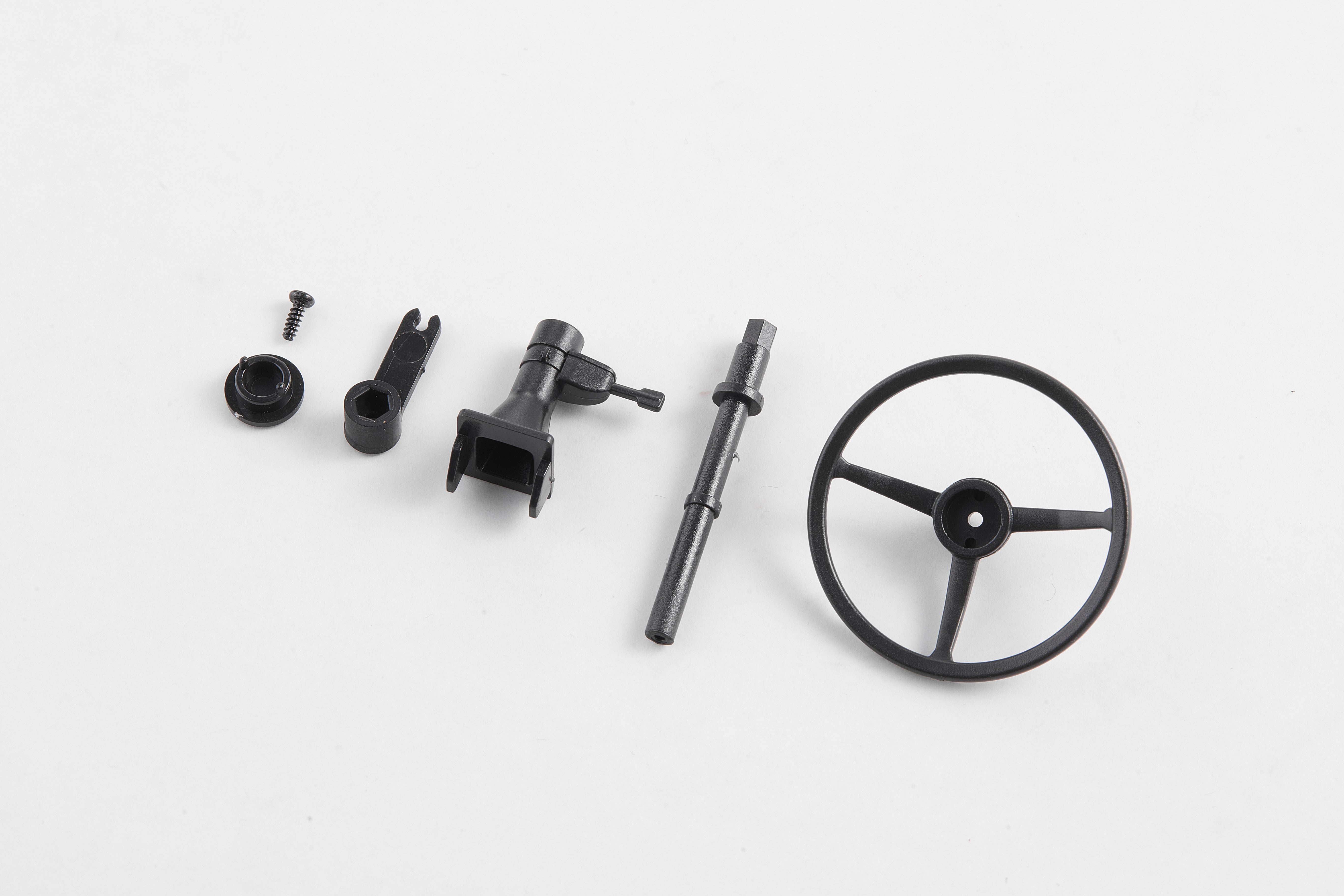 1:12 Land Rover steering wheel set with shaft and assembly parts