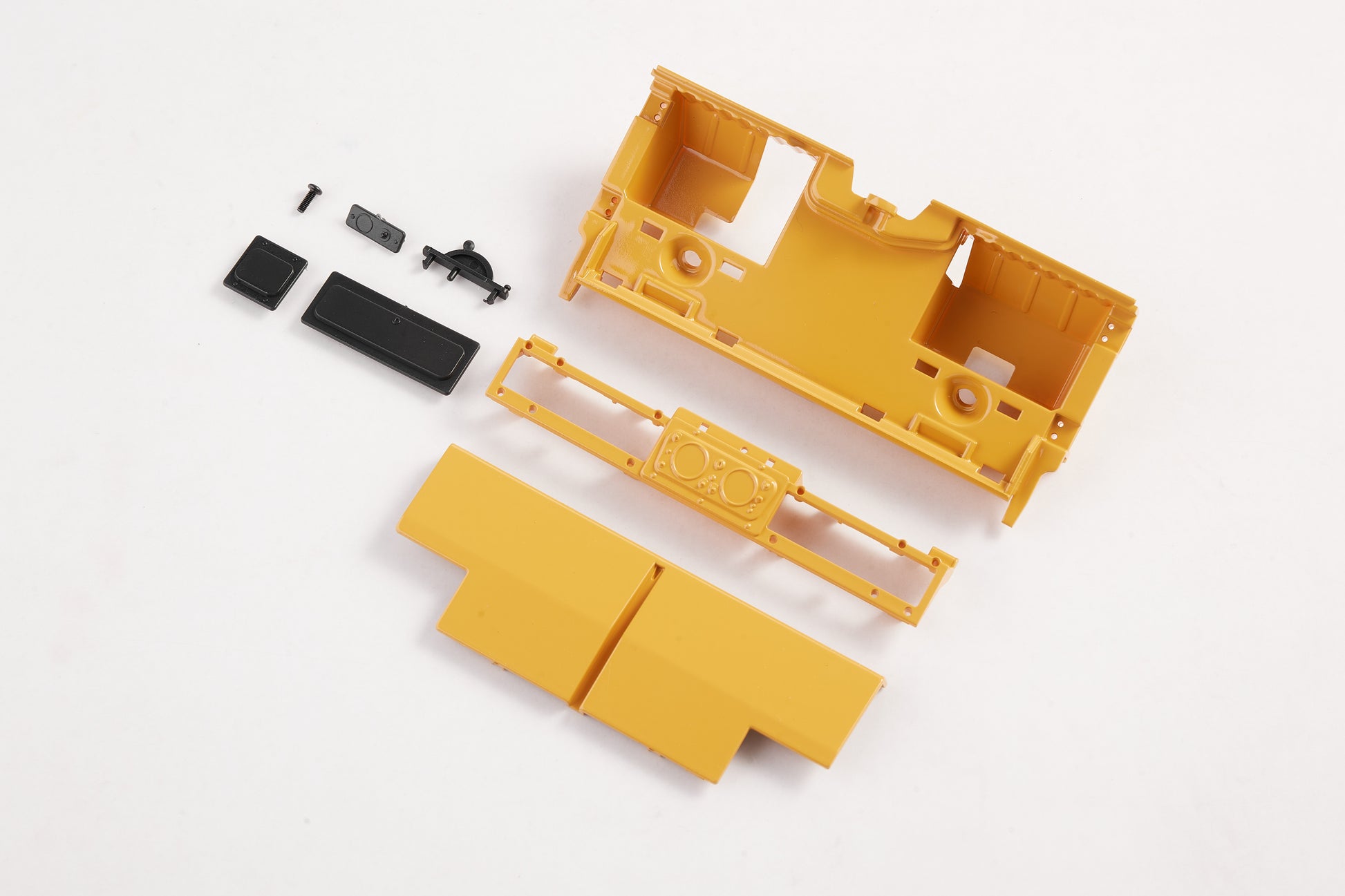 1:12 scale Land Rover RC model painted dashboard and components