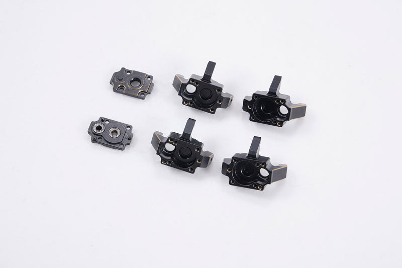 Brass portal axle cover set for 1:12 Hummer H1 upgrade parts