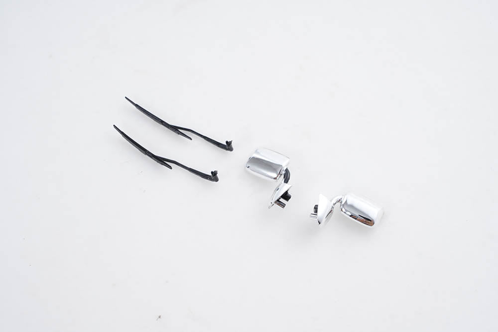 1:18 CHEVROLET K10 rearview mirror and wiper components
