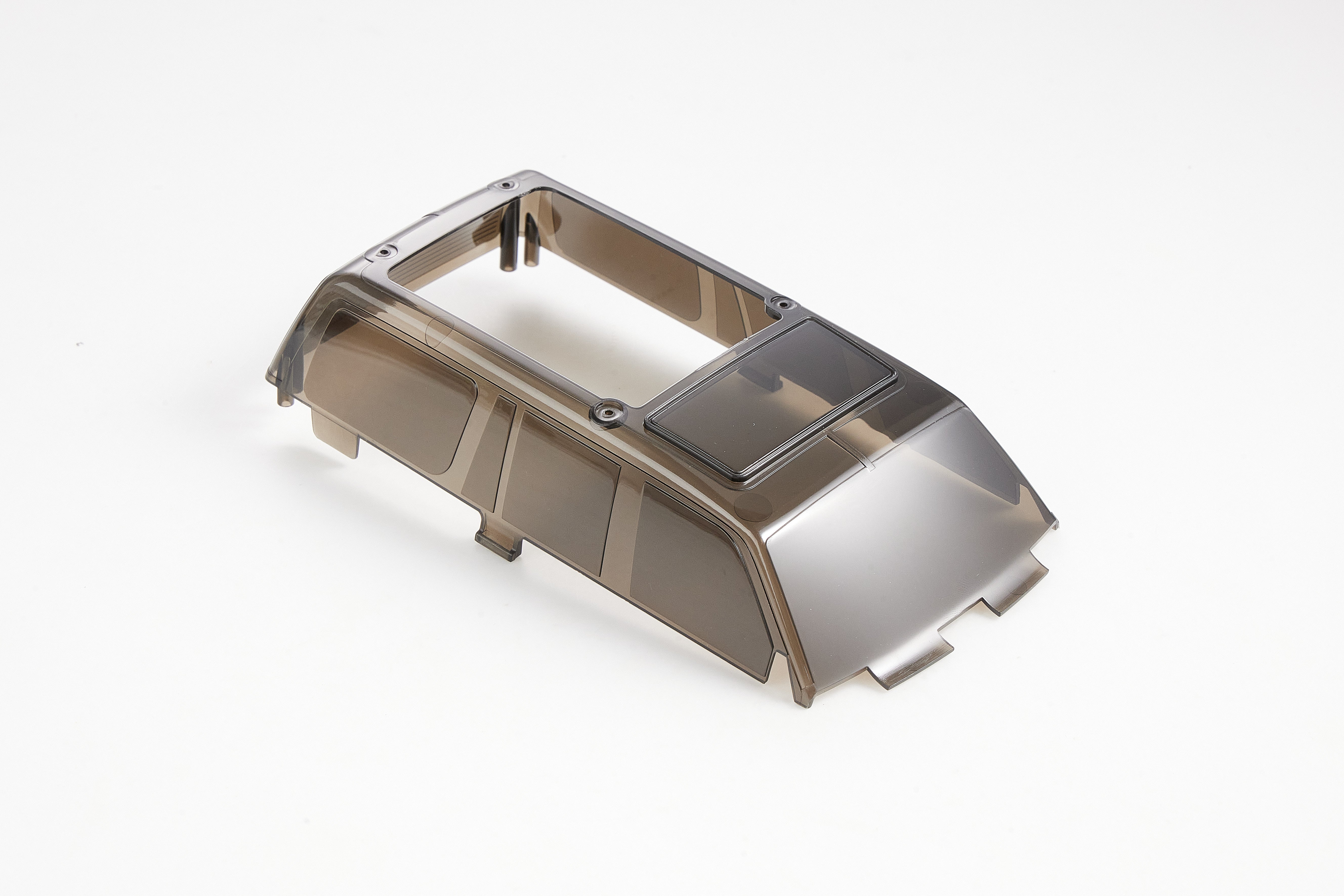 Transparent body shell for FMS FCX18 Land Cruiser 80 RC model