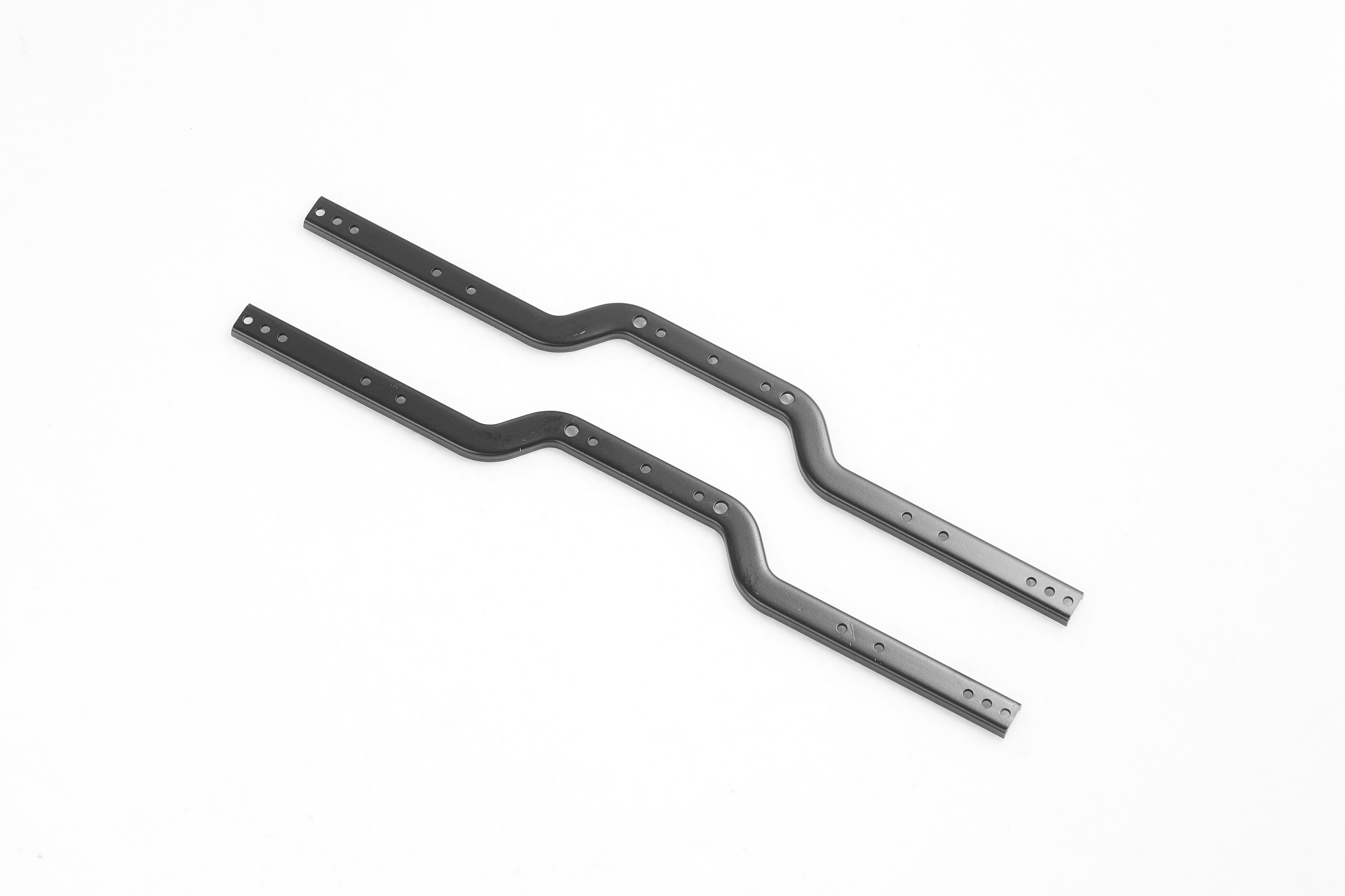 Black girder bars for RC model assembly with multiple drilling points