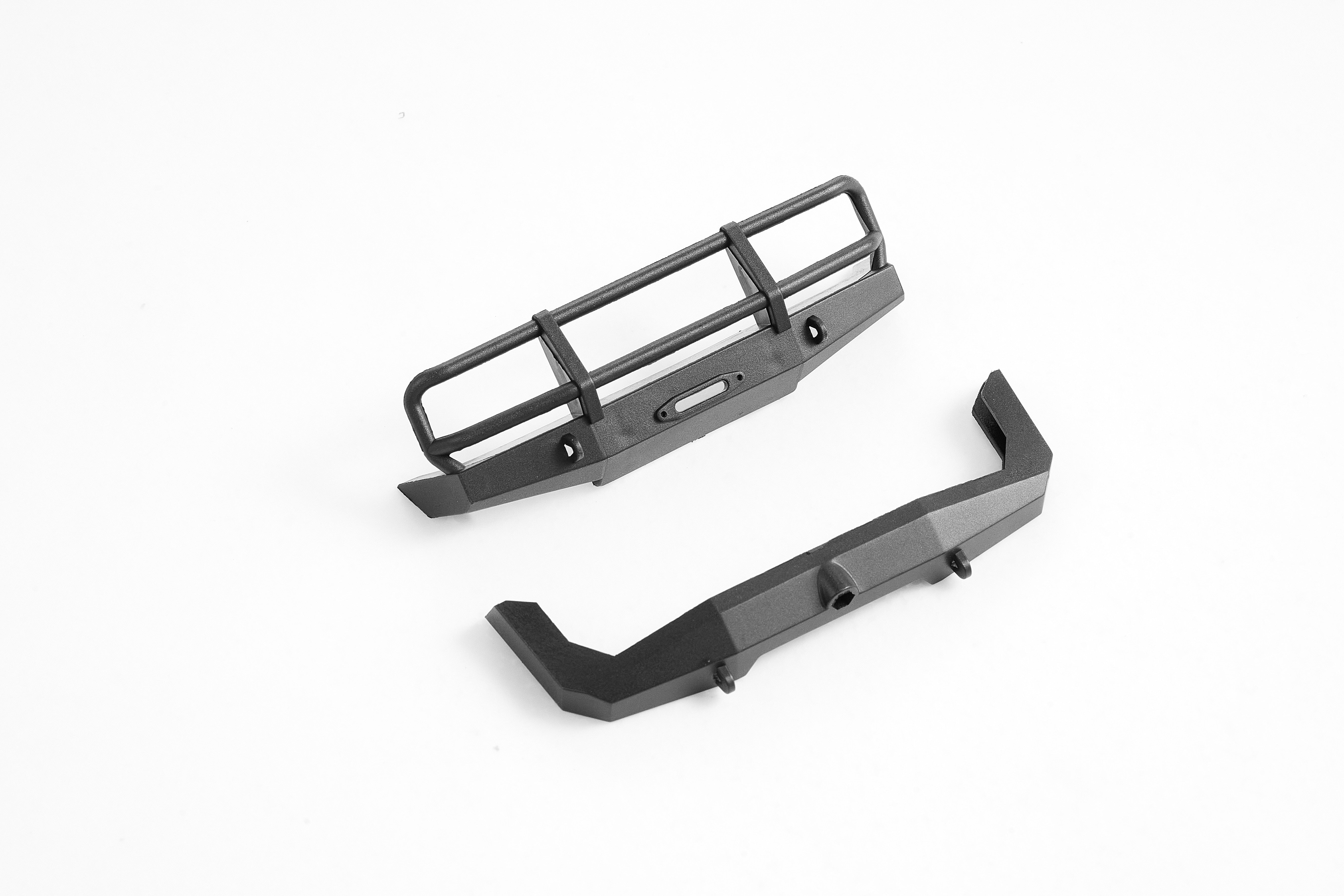 FCX18 Land Cruiser 80 black bumper and side panel for RC model