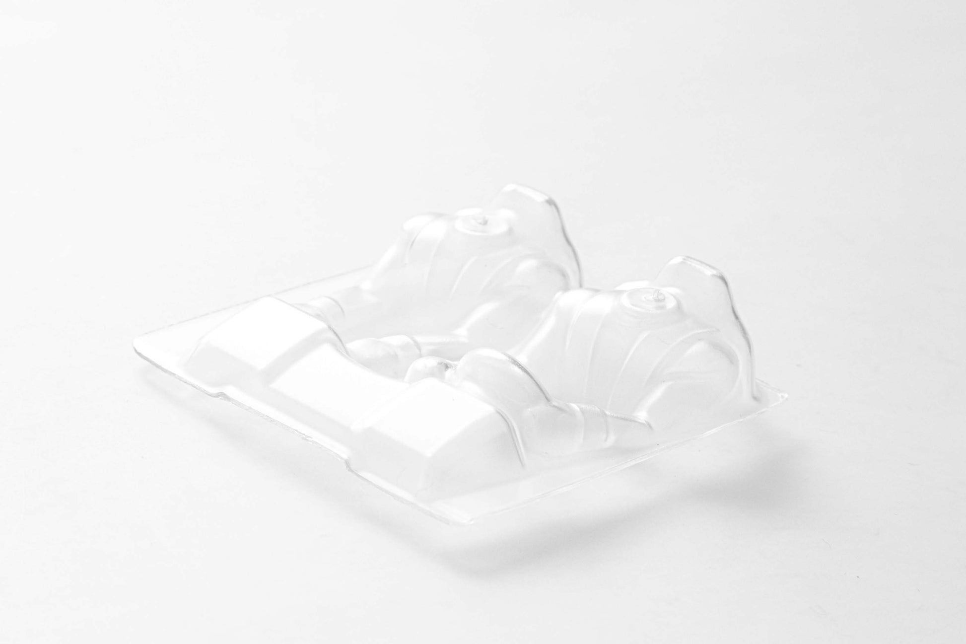 Clear plastic tray for holding small RC model parts