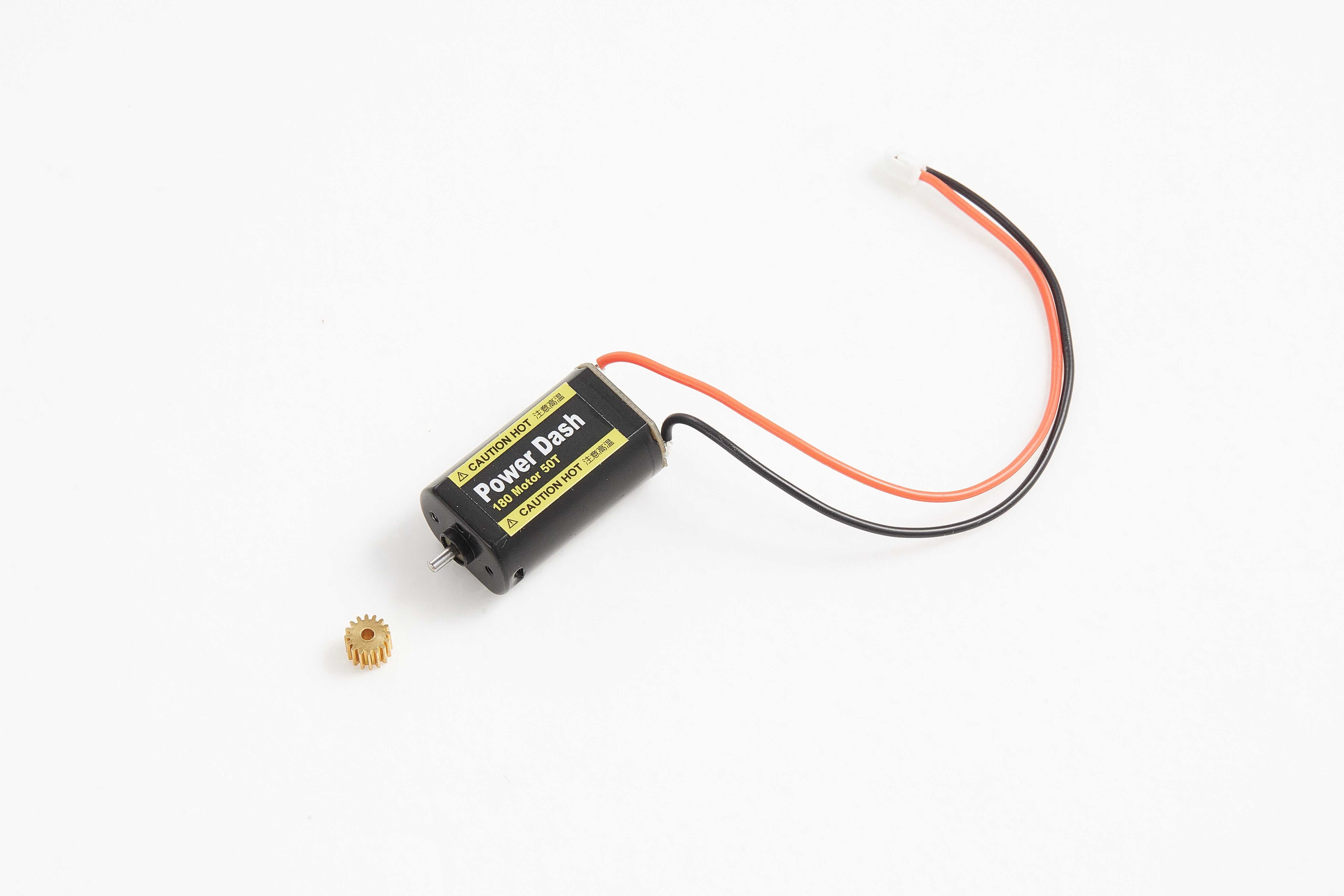 FCX18 motor set with Power Dash motor and pinion gear for remote control models