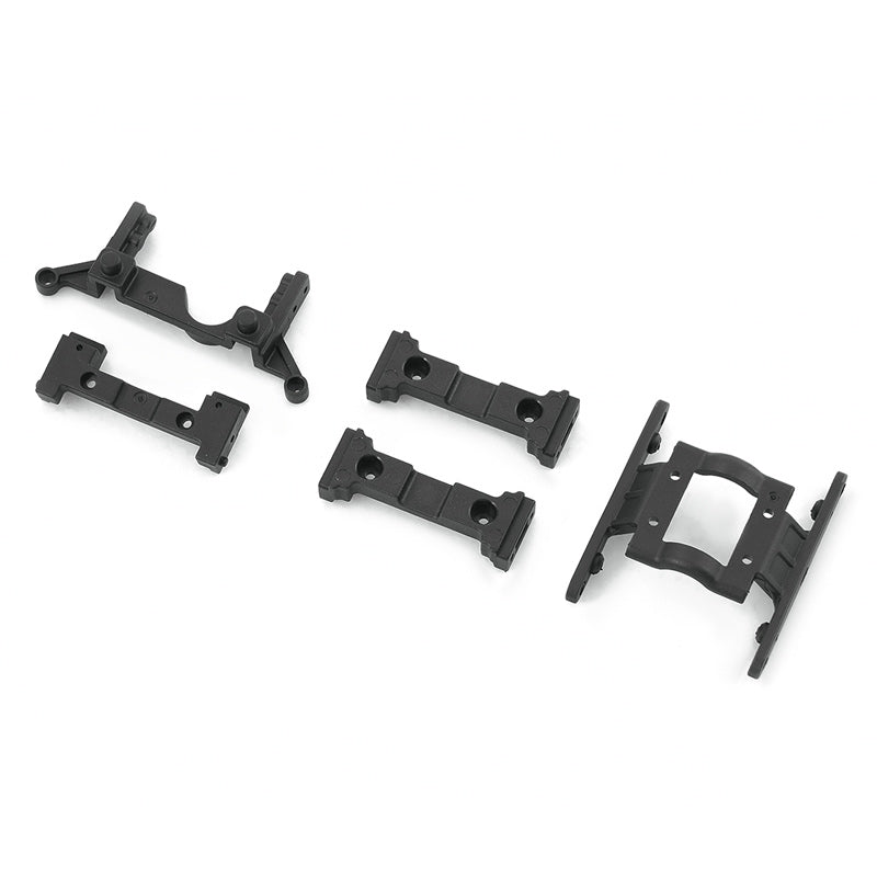 Girder supporter and gear box mount for FCX18 Hummer EV and K10 in black