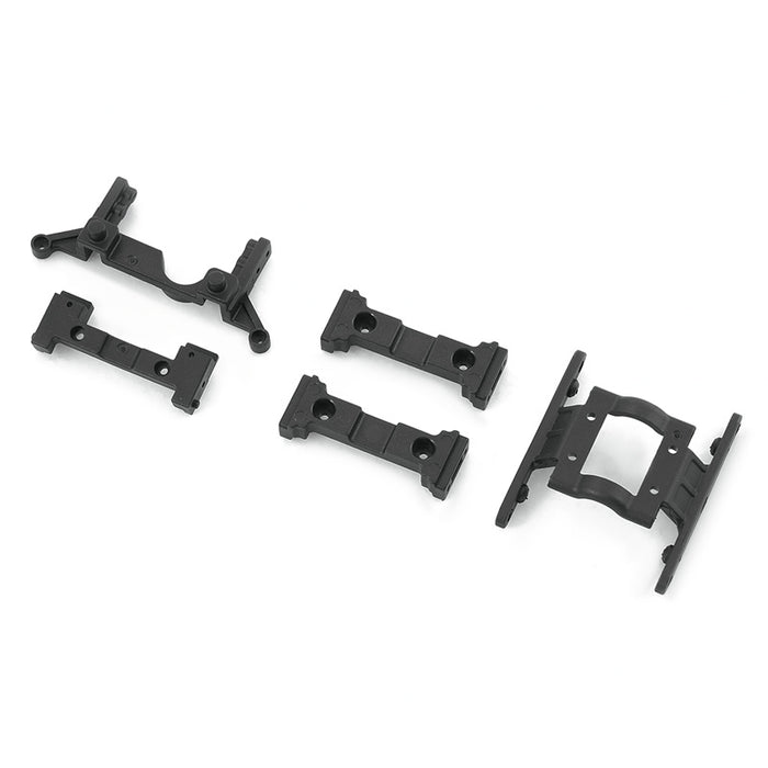 Girder supporter and gear box mount for FCX18 Hummer EV and K10 in black