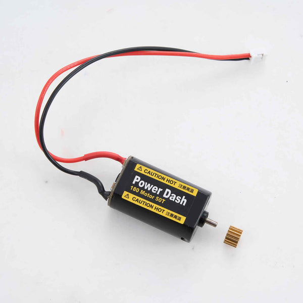 1:18 HUMMER EV Power Dash motor with red and black wires