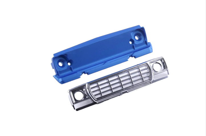 1:24 Smasher blue plastic body part and chrome grille for RC car