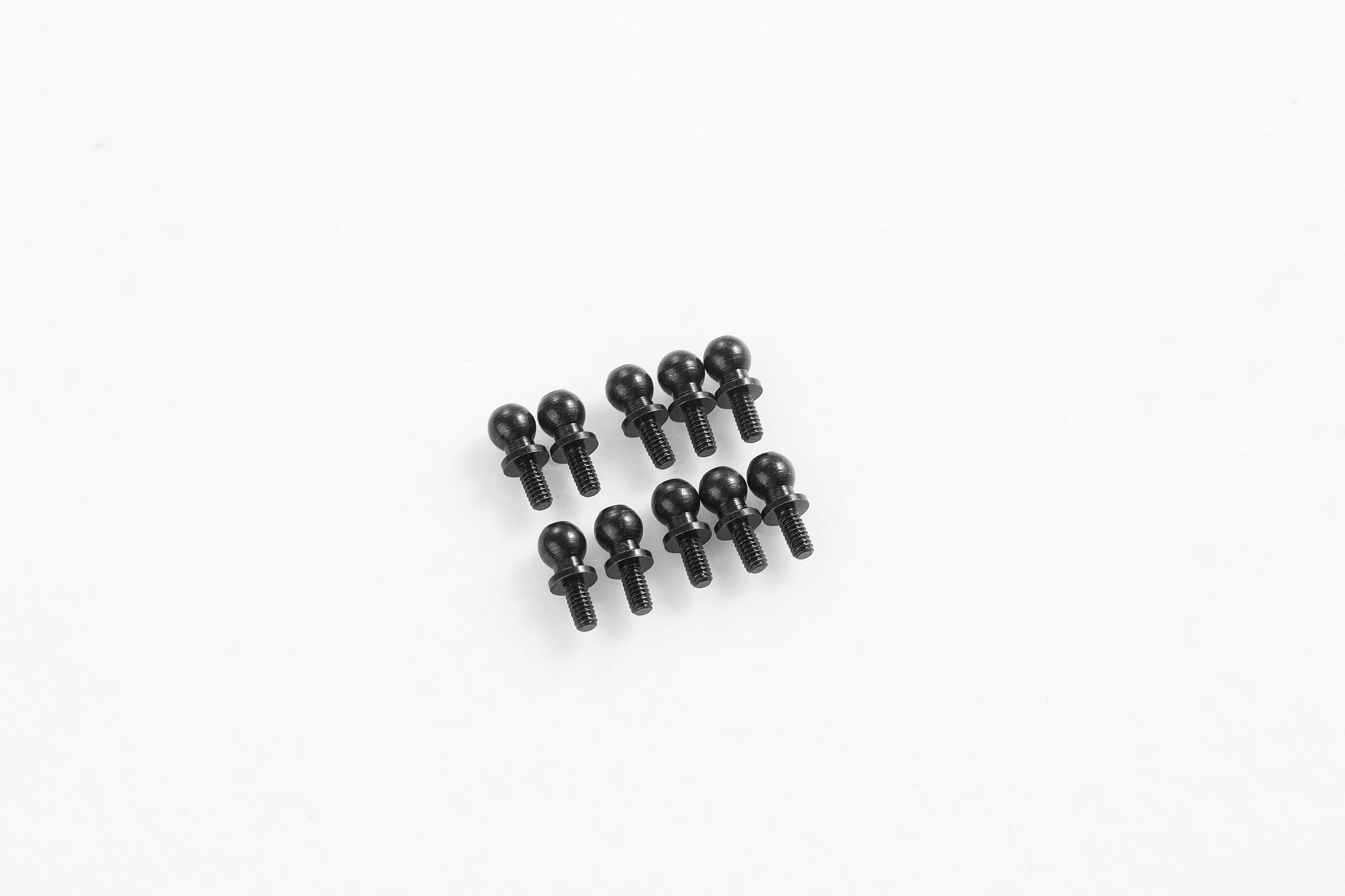 Black ball head screws for FCX RC models, set of 10