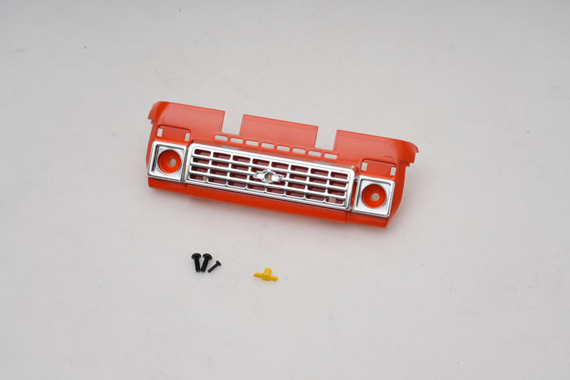 1:24 K5 Blazer orange exhaust plate with screws and mounting parts