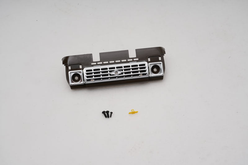 1:24 K5 Blazer brown front grill panel with screws and yellow piece