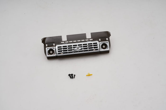 1:24 K5 Blazer brown front grill panel with screws and yellow piece