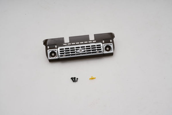 1:24 K5 Blazer brown front grill panel with screws and yellow piece