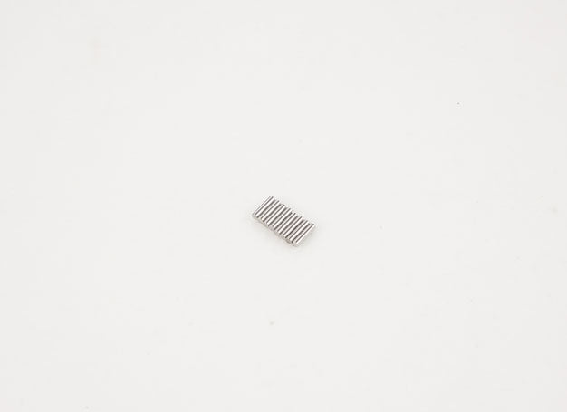 FMT24 Chevrolet Colorado RC wheel pin silver with grooves.