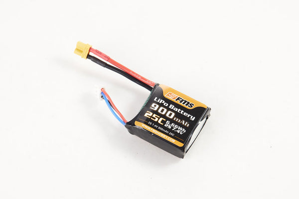 FMS 7.4V 900mAh 25C XT30 LiPo battery for RC models