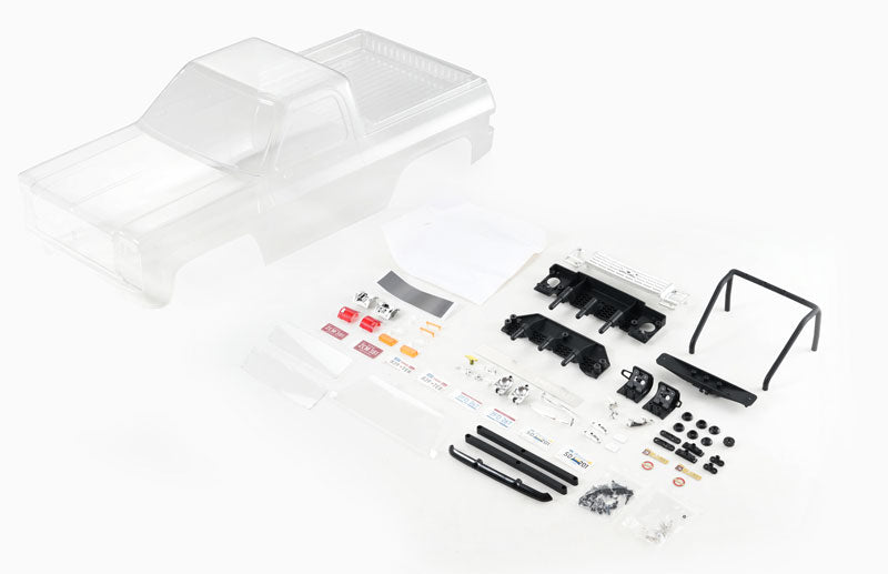 1:10 Chevrolet K5 Blazer clear body kit with parts and accessories