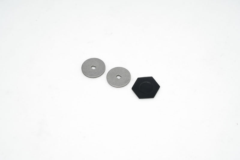 Metal washers and black slipper sheet for FCX10 K5 and LC80