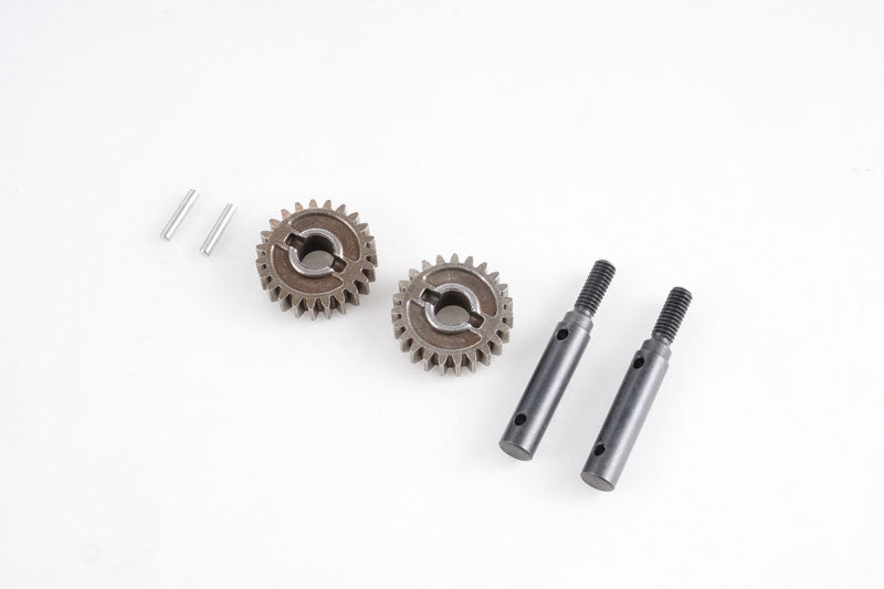 Metal gears and shafts for RC vehicle upgrade parts