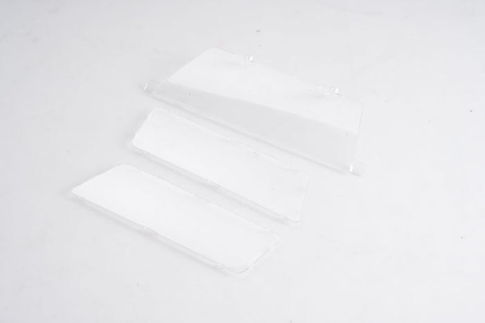 Clear window pieces for 1:10 Chevrolet K5 Blazer RC model.
