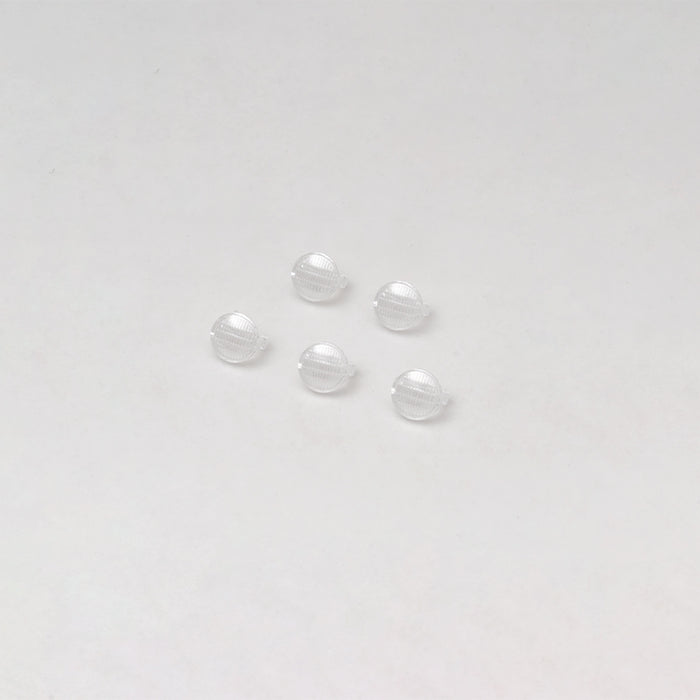 Set of five clear spotlight lenses for RC vehicles