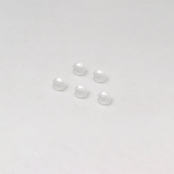 Set of five clear spotlight lenses for RC vehicles